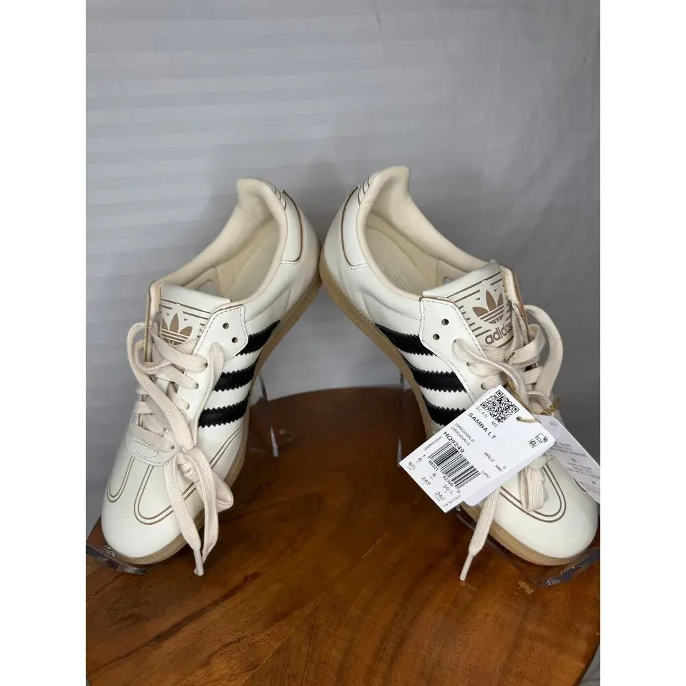 Adidas Samba LT Ivory Black Gum Sneakers NWT Men’s 6 Women’s 7.5 MSRP $120